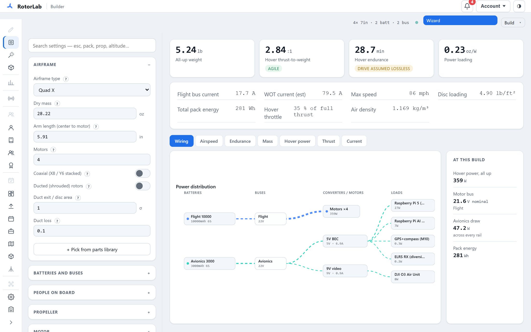 The RotorLab Builder